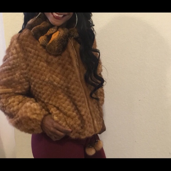 Mink Jacket with Chinchilla collar - Picture 2 of 3